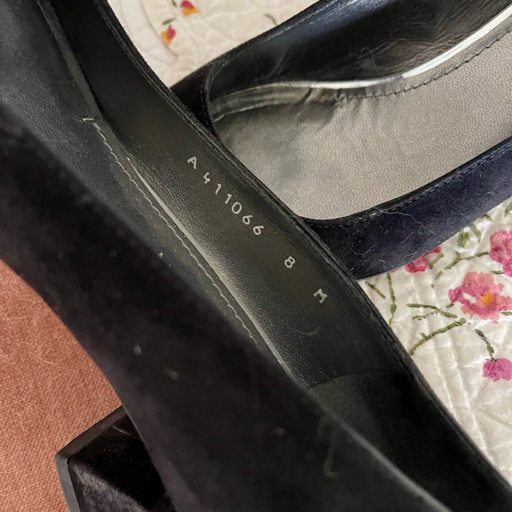 Stuart Whitman Vintage Black Women's Heels - Picture 4 of 4